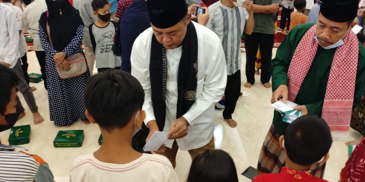 Senkom Mitra Polri Membantu Pengamanan Dalam Acara Nuzulul Qur’an Bersama Anak Yatim Kab Karanganyar