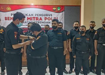 Kevin Fabiano Ketua Senkom Mitra Polri Kota Surakarta Lantik Pengurus Kecamatan Serengan