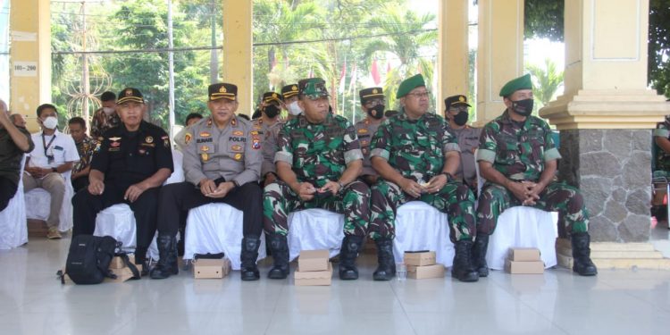 Senkom Mitra Polri Hadiri Upacara TMMD Ke 114 Di Alun – Alun Kabupaten Sidoarjo