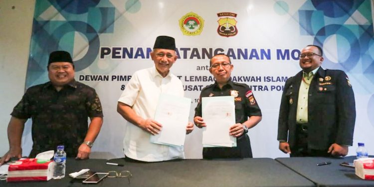 LDII dan Senkom Mitra Polri Tandatangani Nota Kesepahaman Penguatan Moral dan Karakter Bangsa