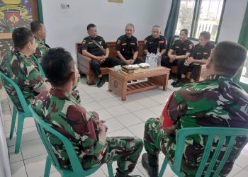 Danramil Ajak Senkom Mitra Polri Pererat Persatuan  Kesatuan Dan Bineka Tunggal Ika