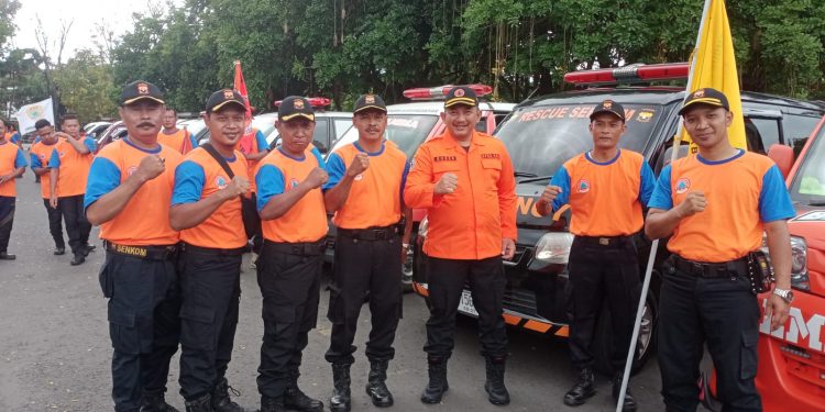 Senkom Rescue Karanganyar Mengikuti Apel Siaga Relawan Penanggulangan Bencana