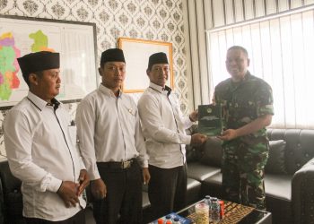 DPD LDII Way Kanan audiensi ke Kodim 0427