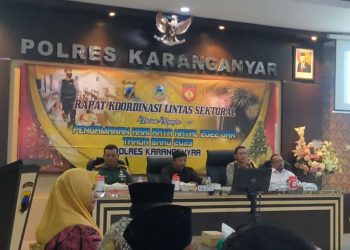 Senkom Mitra Polri Karanganyar Hadir Dalam Rapat Koordinasi Lintas Sektoral Operasi Lilin Candi 2022