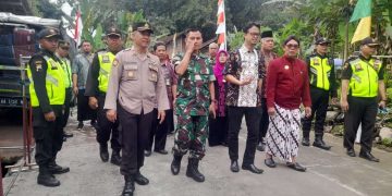 Senkom Mitra Polri Kabupaten Magelang Kawal Peresmian Kampung Pancasila