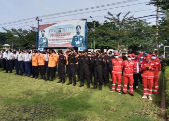 Polres Demak Menggelar Apel Konsolidasi Dalam Rangka Penutupan Operasi Lilin Candi 2022