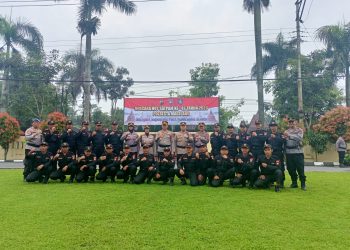 Senkom Mitra Polri Magelang Hadiri Upacara HUT Satpam Ke- 42