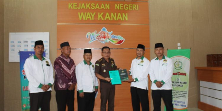 DPD LDII Way Kanan Beraudensi Ke Kejari