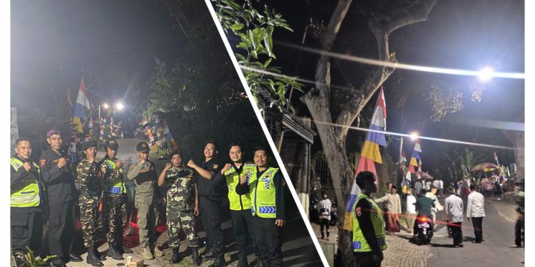 Kolaborasi Senkom  Dan Banser dalam Pengamanan Pengajian Akbar