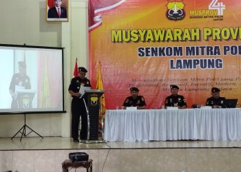 Senkom Mitra Polri Lampung Helat Musyawarah Provinsi IV