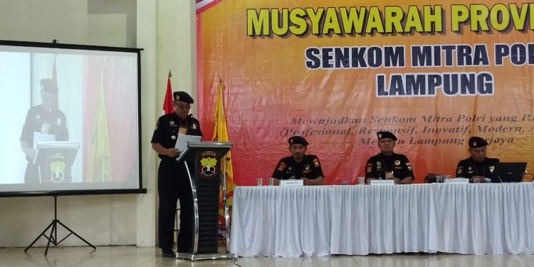 Senkom Mitra Polri Lampung Helat Musyawarah Provinsi IV