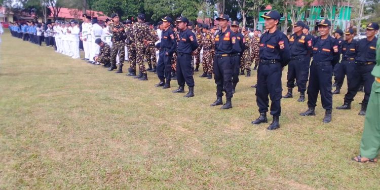 Senkom Mitra Polri Mengikuti Upacara HUT Ke 32 Kab Lampung Barat