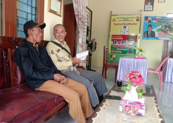 Silaturohim PAC LDII Bangun Jaya ke Kantor Desa