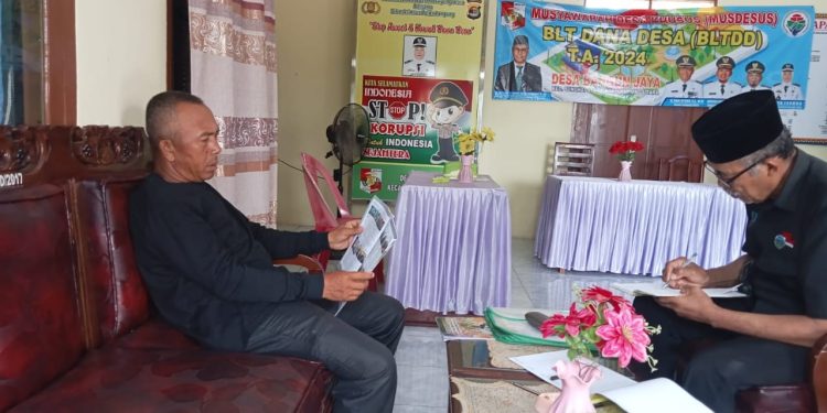 Jaga silaturahim, PAC LDII Bangun Jaya ke Kantor Desa