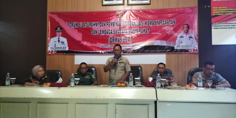 Badan Kesbangpol Lampung Barat adakan Kegiatan Forum Silaturahmi dan Pembinaan Ormas/LSM Tahun 2024