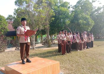 Harmoni Pramuka di Mesuji: SMP Negeri 11 Rayakan Hari Pramuka ke-63 dengan Khidmat