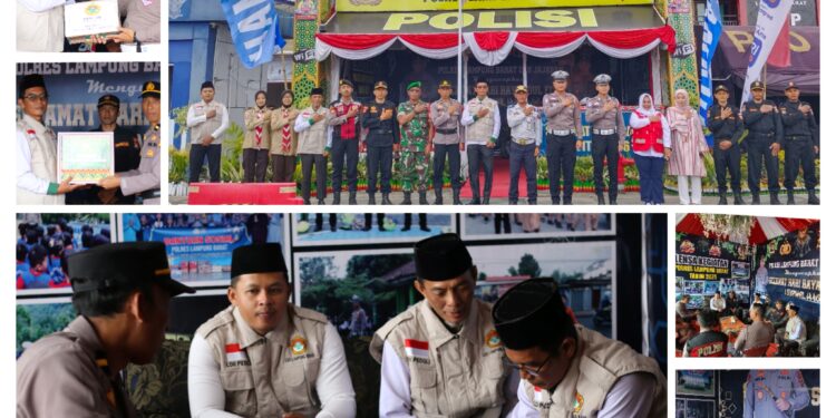 LDII Lampung Barat Salurkan Bingkisan Peduli Posko Pengamanan Mudik Lebaran