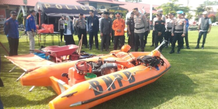 Senkom Mitra Polri Ikut Apel Kesiapan Tanggap Darurat Bencana Hidrometeorologi Tahun 2025