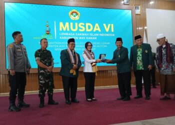 Bupati Ayu Asalasiyah Buka Musda VI LDII Way Kanan