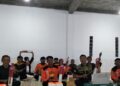 10 Personil Senkom Lampung Barat Ikuti Deklarasi Sabuk Kamtibmas Senkom Mitra Polri Lampung