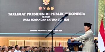 Beri Taklimat Kepada 1.500 Komandan Satuan TNI, Presiden Prabowo Kobarkan Semangat Juang dan Soliditas