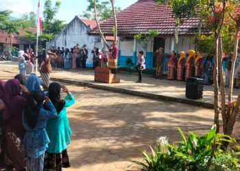 SD NEGERI 1 BASUNGAN dan SMP NEGERI 1 PAGAR DEWA Peringati HARDIKNAS 2026