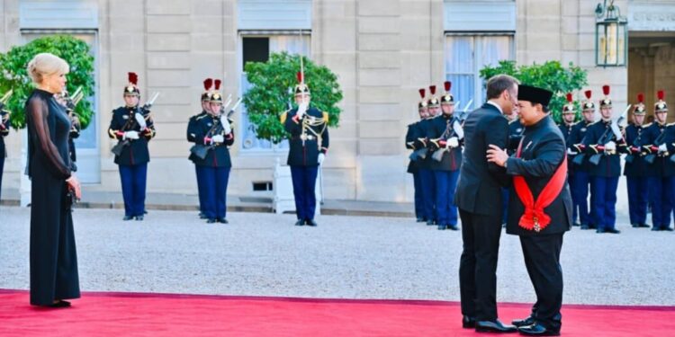 Presiden Prabowo Hadiri Jamuan Santap Malam Kenegaraan di Istana Élysée Paris