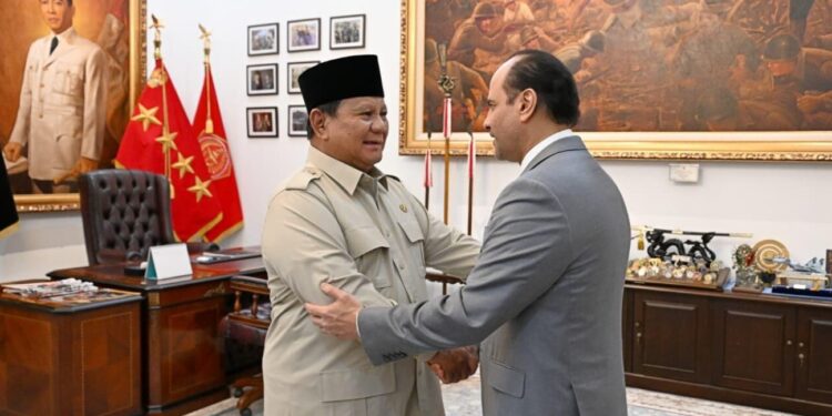 Presiden Prabowo Terima Kunjungan Wakil Perdana Menteri Qatar, Sheikh Saoud