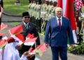 Presiden Prabowo Sambut Kunjungan Kenegaraan Presiden Belarus Aleksandr Lukashenko di Istana Merdeka