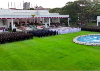 Pimpin Upacara Praspa 2026, Presiden Prabowo Lantik 1.177 Perwira Remaja TNI-Polri