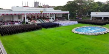Pimpin Upacara Praspa 2026, Presiden Prabowo Lantik 1.177 Perwira Remaja TNI-Polri
