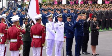 Presiden Prabowo: Pangkat Pertama Perwira TNI-Polri adalah Amanah dan Kepercayaan Rakyat