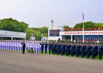Doa, Perjuangan serta Kebanggaan Warnai Pelantikan Perwira TNI dan Polri di Istana
